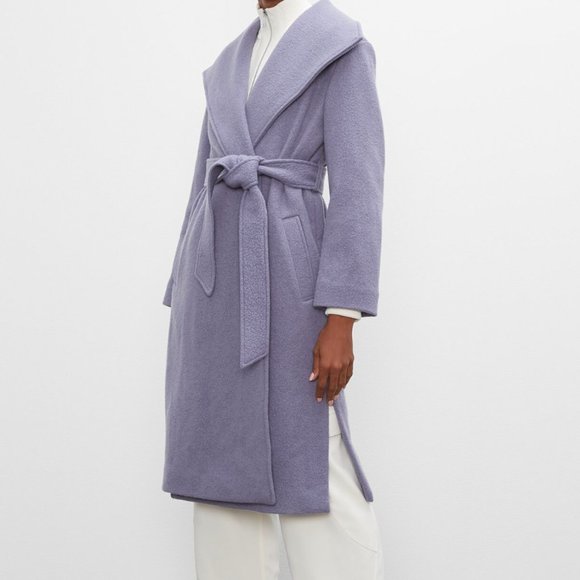 Club Monaco Jackets & Blazers - Club Monaco Wool Plush Cardigan Coat Lavender NWT Size XS